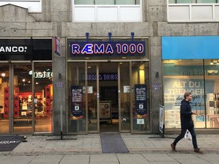 Rema 1000 supermarket in Torgata, Oslo